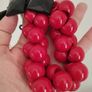 Vintage red and black necklace. Image 8
