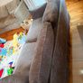 Feather And Down Two Seater Couch And Armchair Image 10