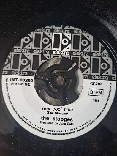 The Stooges 1969/real cool time 7" rare french 1969 release