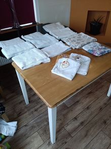 Baby bundle ( blankets, fleece, gown )