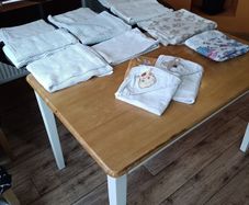 Baby bundle ( blankets, fleece, gown )