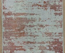 Aged - look Rust coloured rug