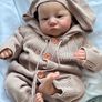 Reborn Baby Dolls Girls 45CM Realistic Newborn Babies Silicone Baby Doll That Look Real Lifelike Preemie Baby Dolls Soft Baby Toys for Girls (FREE POSTAGE) Image 2