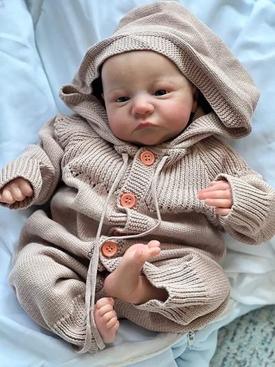 Reborn Baby Dolls Girls 45CM Realistic Newborn Babies Silicone Baby Doll That Look Real Lifelike Preemie Baby Dolls Soft Baby Toys for Girls (FREE POSTAGE)