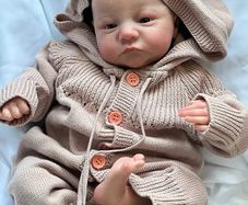 19 Inch 48 cm Reborn Doll Realistic Bebe Reborn Soft Silicone Realistic Soft Vinyl Lifelike Cute Newborn Reborn Baby Dolls Toys (FREE POSTAGE)