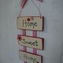Handmade Sign or Gift - Home Sweet Home Image 2