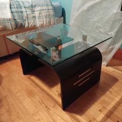 2 Glass Top Coffee Tables