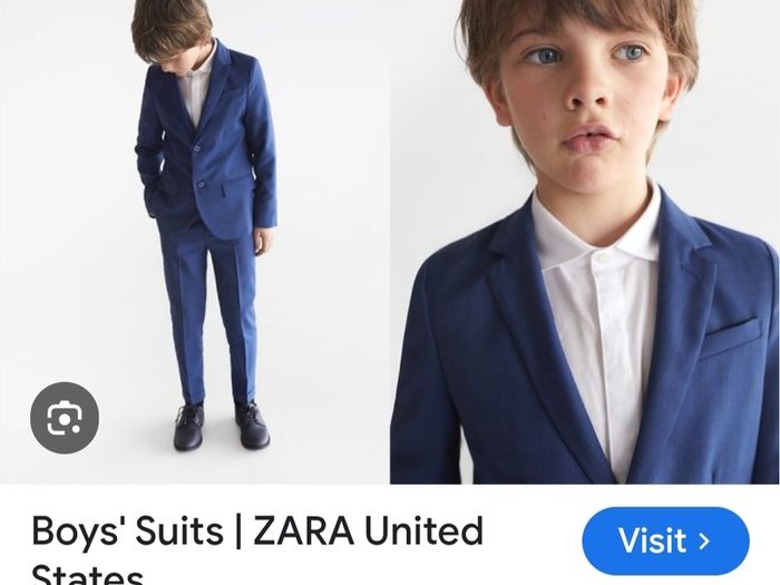Zara boys suit