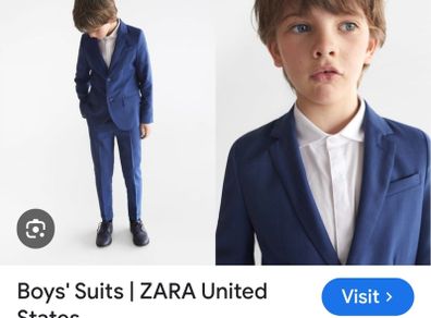 Zara boys suit