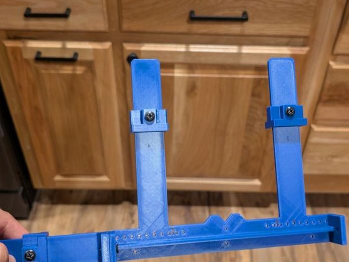 Cabinet handle installation jig