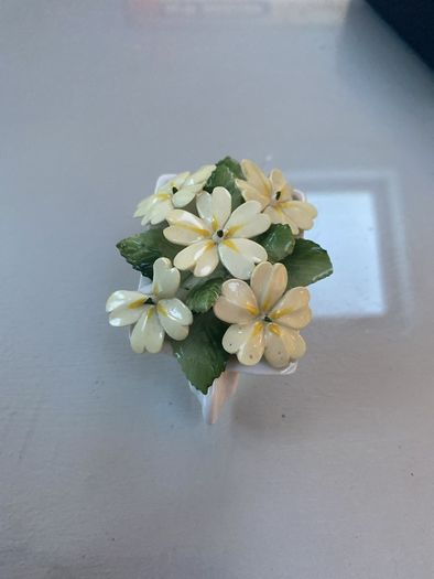 Aynsley wheelbarrow posy of flowers
