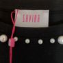 Jumper black with pearls BNWT Image 2
