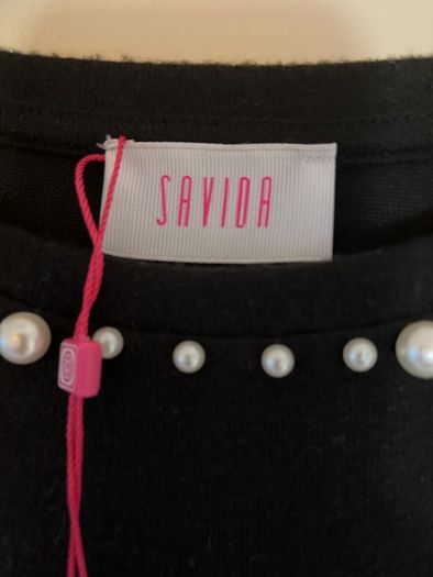 Jumper black with pearls BNWT