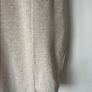 sweatshirt H&M long sweatshirt 100% cotton curved based size medium beige Image 8