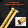 PVC Freestanding Tub Drain Kit, 2 Brass Tail Pipes, Bathtub Drain Rough-in Kit, with PVC Adapter of Tailpiece, Compatible with Freestanding Bathtubs Image 5