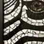 Handmade Framed Zebra Modaic Image 2