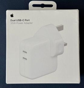New-Sealed Genuine Apple Dual USB-C Port 35W Power Adapter A2676 MW2K3B/A