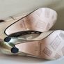 France Mode Adilo fashion summer silver shoes heels New & boxed size 4.5 uk Image 4