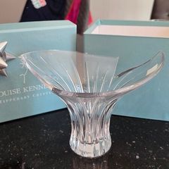 Louise Kennedy crystal vase