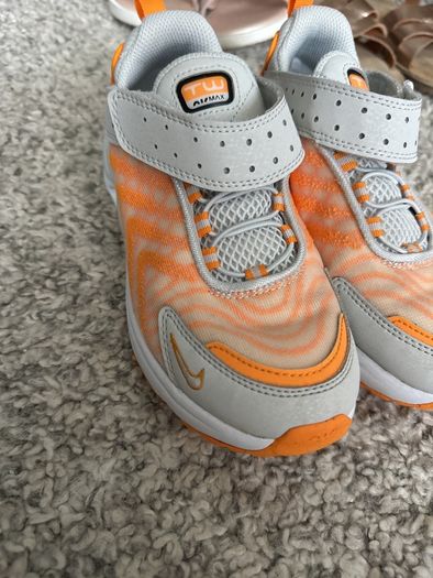 Nike air max grey-orange uk13.5/eu 33