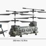 Helicopter, 2.4GHz Military Remote Control Helicopter, 3.5 Channel RC Airplane for Kid, 20 Mins Flight Time, One-Key Takeoff/Landing & LED Lights, Flying Plane Toys for Kids Ages 8 and up Image 2