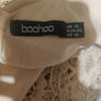 Boohoo beige lace calf length dress size UK18 EU46 Postage included Generous size UK18 EU46 Postage included Image 7