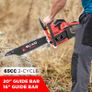 BU-KO 65cc Petrol Chainsaw 3.89HP 20" Bar with 2 Chains and 16" Bar with 2 Chains - Cover bag and Full Safety Gear Image 5
