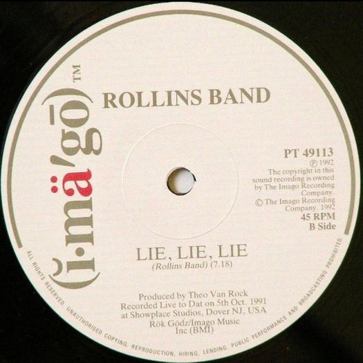 Rollins Band - Low Self Opinion