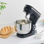 Stand Mixer with 6 Speed Settings, 5 L, Includes Whisk, Dough Hook, Beater, Removable Splash Guard, 1200 W, Perfect for Cakes & Bread, Stainless Steel (FREE POSTAGE) Image 5