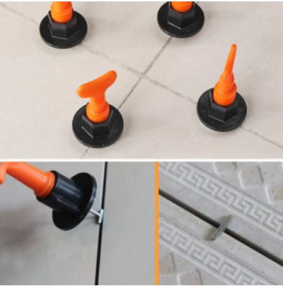 BRAND NEW 100x Alignment Tile Leveling Wedges Tile Spacers System Flat Ceramic Leveler