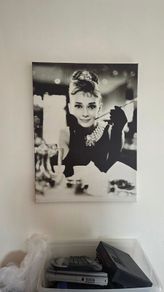 Audrey Hepburn Breakfast At Tiffany's canvas print