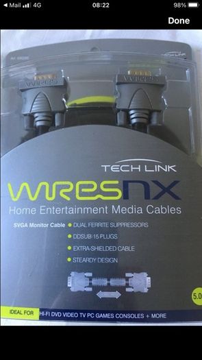 Home entertainment media cables