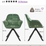 Velvet rotating chair Image 9