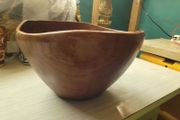 mid century teak wooden bowl