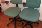 pair of office chairs