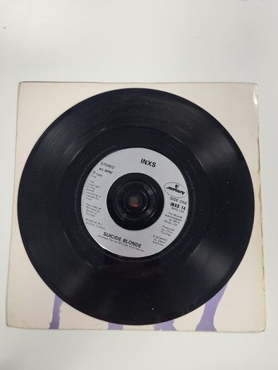 INXS Suicide Blonde 7 inch single