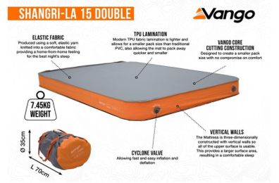 Vango Shangri La 15cm Double