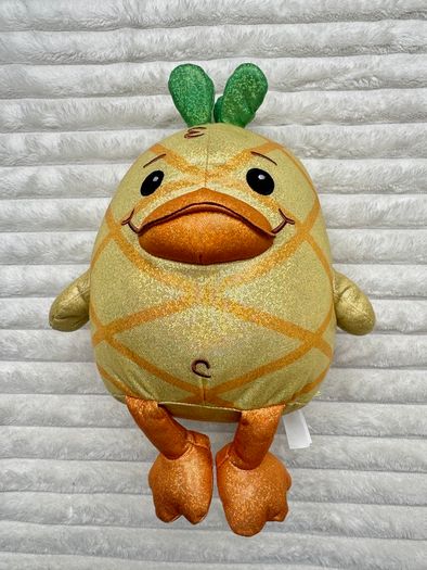Moriah Elizabeth Sparkle Georgie Pineapple Duck Plush Soft approx. 10" Used Please see photos