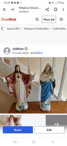 religious statues 20 each or pair for 35 euro. Collection only.