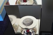 Newbridge silver square candle holder