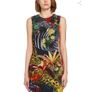 Roberto Cavalli Multicolor Paradise Found Print Shift Dress UK 12 Image 2