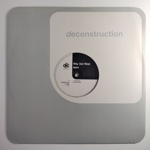 Way Out West - Ajare - Deconstruction Records - 90s UK Prog HOUSE Classic BELTER! Condition: MINT!!