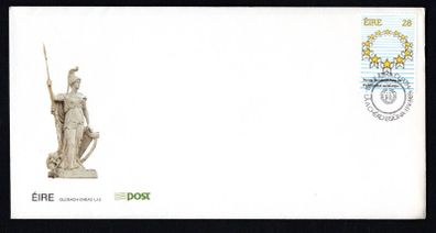 1989 Ireland Commemoration of the European Elections Commemorative Stamp An Post First Day Cover (FDC)