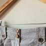 Ted Baker  Pants Striped Cotton Trousers Adjustable Length with Button Details Image 2