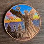 Mexico 2024 1oz colourised .999 Copper Round Image 2
