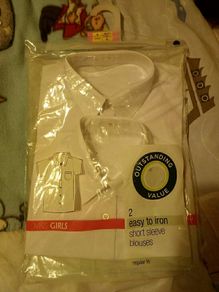 BNWT Short Sleeve Blouses 2pk age 7