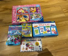 puzzle & Crayon bundle 4Y+