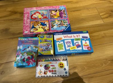 puzzle & Crayon bundle 4Y+