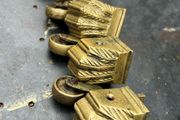 Solid Brass Lion Paw/Claw Castors
