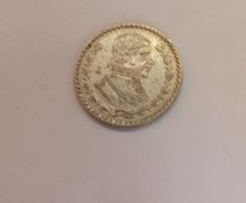 1959  Silver Mexican 1 Peso Coin